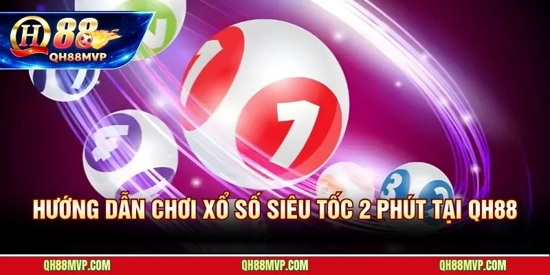 Toàn bộ quy trình đặt cược xổ số siêu tốc 2 phút hoàn thành chỉ trong vài giây