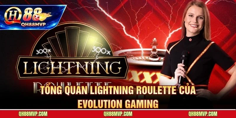 Lightning Roulette hệ số nhân 500x và RTP 97,30% từ Evolution Gaming